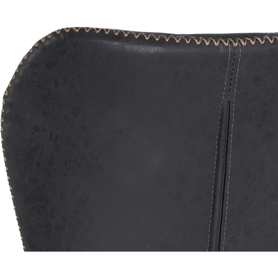 Lyla 41 inch Antique Black Barstool, Set Of 2